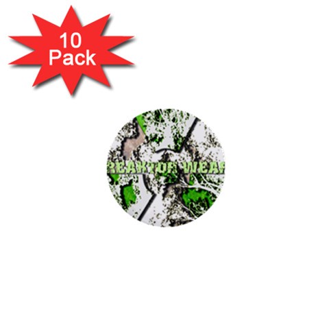 radiocative 1  Mini Button (10 pack)  from ArtsNow.com Front