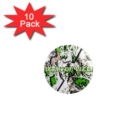 radiocative 1  Mini Magnet (10 pack)  from ArtsNow.com Front