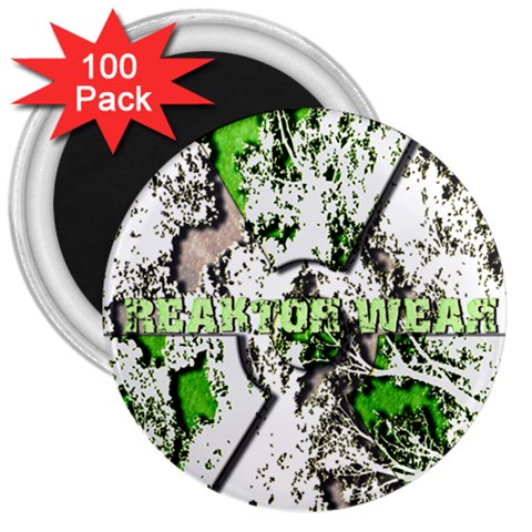 radiocative 3  Magnet (100 pack) from ArtsNow.com Front