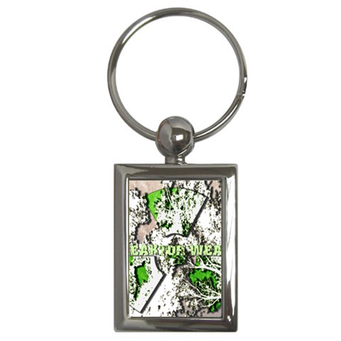 radiocative Key Chain (Rectangle) from ArtsNow.com Front