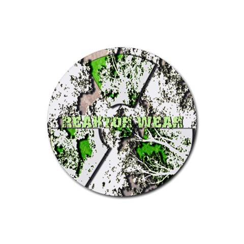 radiocative Rubber Round Coaster (4 pack) from ArtsNow.com Front