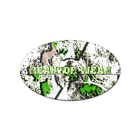 radiocative Sticker Oval (100 pack) from ArtsNow.com Front