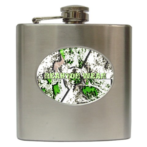 radiocative Hip Flask (6 oz) from ArtsNow.com Front