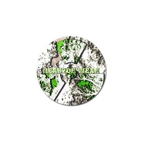 radiocative Golf Ball Marker from ArtsNow.com Front