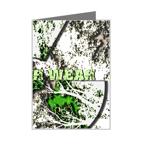radiocative Mini Greeting Card from ArtsNow.com Left