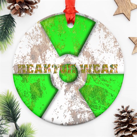 radiocative 3 Ornament (Round) from ArtsNow.com Front