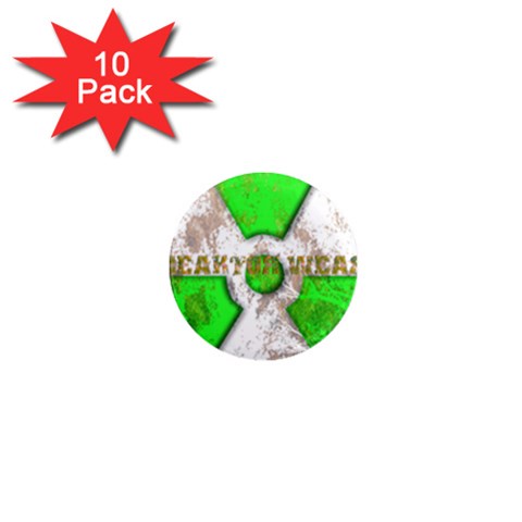 radiocative 3 1  Mini Magnet (10 pack)  from ArtsNow.com Front