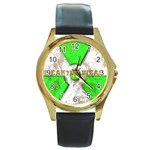 radiocative 3 Round Gold Metal Watch