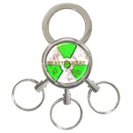 radiocative 3 3-Ring Key Chain