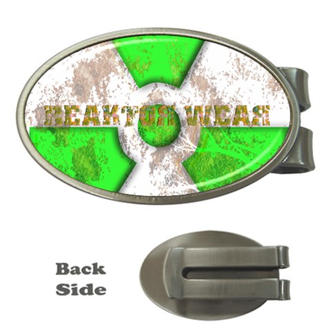 radiocative 3 Money Clip (Oval) from ArtsNow.com Front