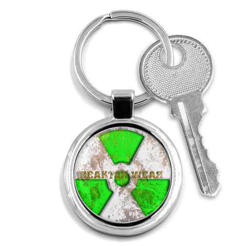 radiocative 3 Key Chain (Round) from ArtsNow.com Front