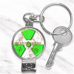 radiocative 3 Nail Clippers Key Chain