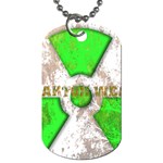 radiocative 3 Dog Tag (One Side)