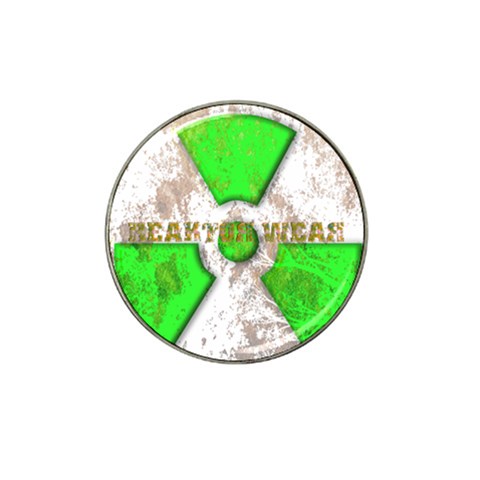 radiocative 3 Hat Clip Ball Marker from ArtsNow.com Front