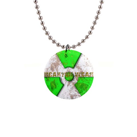 radiocative 3 1  Button Necklace from ArtsNow.com Front