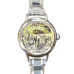 Tech Image Round Italian Charm Watch