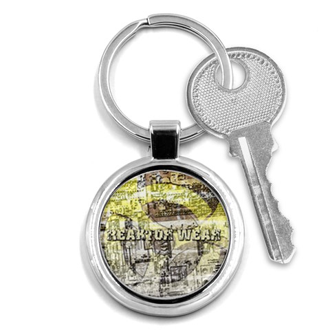 Tech Image Key Chain (Round) from ArtsNow.com Front