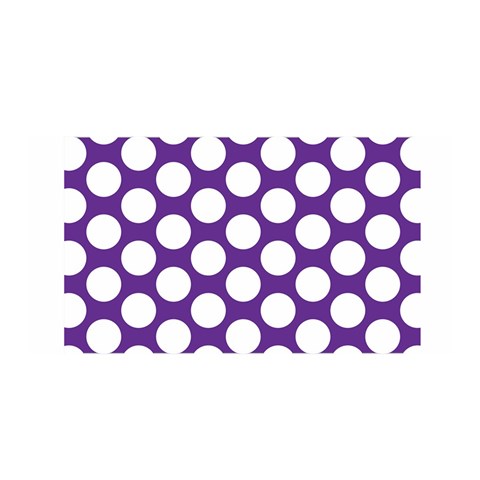 Purple Polkadot Satin Wrap from ArtsNow.com Front