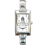 Illuminati Rectangle Italian Charm Watch