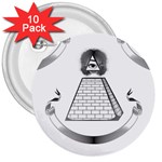 Illuminati 3  Button (10 pack)