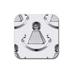 Illuminati Rubber Coaster (Square)