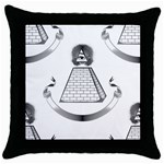Illuminati Throw Pillow Case (Black)