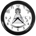 Illuminati Wall Clock (Black)