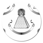 Illuminati Magnet 5  (Round)