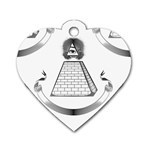 Illuminati Dog Tag Heart (One Side)
