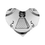 Illuminati Standard 16  Premium Heart Shape Cushion 