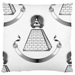 Illuminati Large Flano Cushion Case (One Side)
