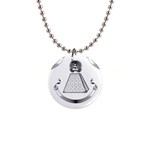 Illuminati 1  Button Necklace