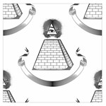Illuminati Large Satin Scarf (Square)