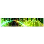 Dawn Of Time, Abstract Lime & Gold Emerge Flano Scarf (Small) Dawn Of Time, Abstract Lime & Gold Emerge Flano Scarf (Small)