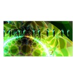 Dawn Of Time, Abstract Lime & Gold Emerge Satin Shawl Dawn Of Time, Abstract Lime & Gold Emerge Satin Shawl