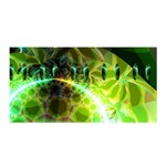 Dawn Of Time, Abstract Lime & Gold Emerge Satin Wrap Dawn Of Time, Abstract Lime & Gold Emerge Satin Wrap