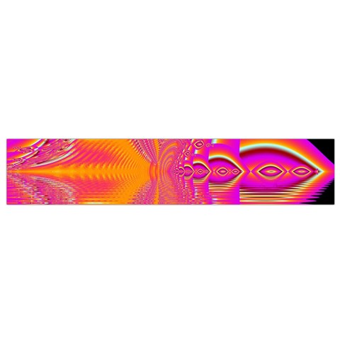 Magenta Boardwalk Carnival, Abstract Ocean Shimmer Flano Scarf (Small) from ArtsNow.com Front