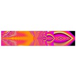 Magenta Boardwalk Carnival, Abstract Ocean Shimmer Flano Scarf (Small)