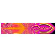 Magenta Boardwalk Carnival, Abstract Ocean Shimmer Flano Scarf (Small) from ArtsNow.com Back