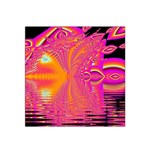 Magenta Boardwalk Carnival, Abstract Ocean Shimmer Satin Bandana Scarf Magenta Boardwalk Carnival, Abstract Ocean Shimmer Satin Bandana Scarf