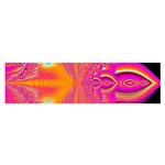 Magenta Boardwalk Carnival, Abstract Ocean Shimmer Satin Scarf (Oblong)