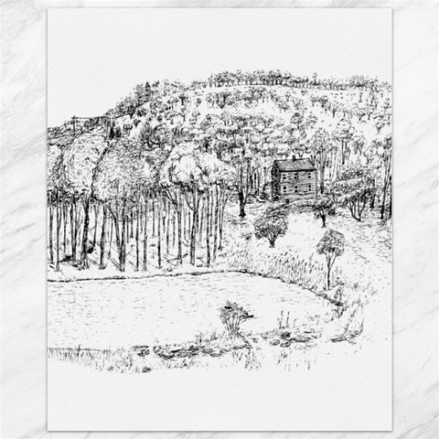 Tenant House 10.95 x13.48  Canvas - 1