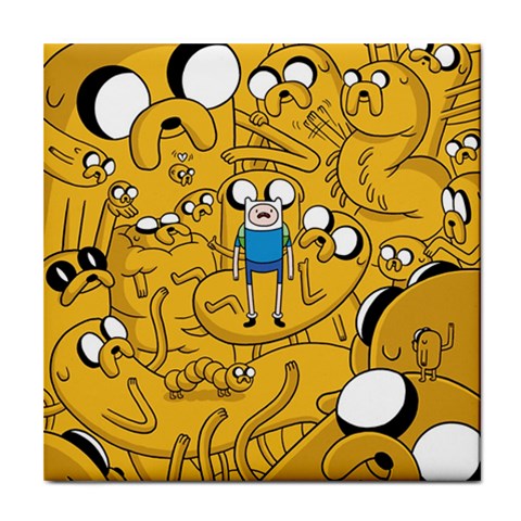 Adventure Time Cover Tile Coaster from ArtsNow.com Front