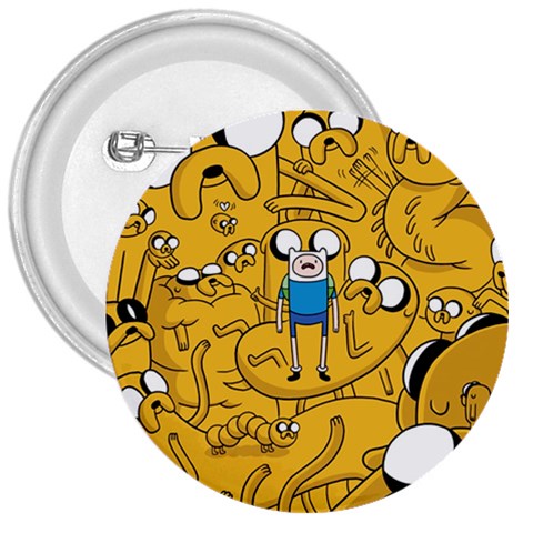 Adventure Time Cover 3  Button from ArtsNow.com Front