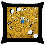 Adventure Time Cover Throw Pillow Case (Black)