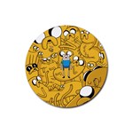 Adventure Time Cover Rubber Coaster (Round)