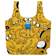 Adventure Time Cover Full Print Recycle Bag (XL) from ArtsNow.com Front