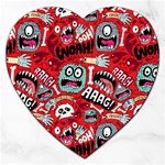 Agghh Pattern Jigsaw Puzzle (Heart)
