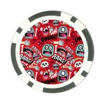 Agghh Pattern Poker Chip Card Guard