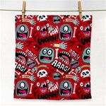 Agghh Pattern Face Towel